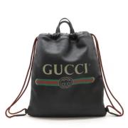 Gucci Vintage Pre-owned Laeder ryggsckar Black, Dam