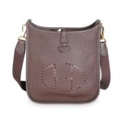 Hermès Vintage Pre-owned Laeder crossbodyvskor Brown, Dam