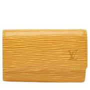 Louis Vuitton Vintage Pre-owned Laeder nyckelhllare Yellow, Dam