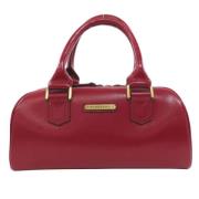 Burberry Vintage Pre-owned Plast handvskor Red, Dam