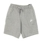 Nike Sportiga Club Shorts Grå Heather/Vit Gray, Herr