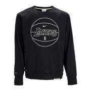 Nike NBA Standard Issue Crewneck Sweatshirt Svart Black, Herr