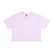 The North Face Lavendel Fog Crop Tee Dam T-shirt Purple, Dam