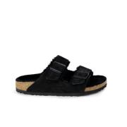 Birkenstock Svarta Damtofflor - Mysig Stil Black, Dam