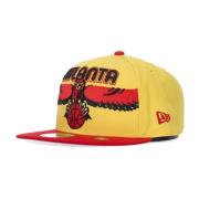 New Era Atlanta Hawks Flat Skärm Keps Nba21 Yellow, Herr