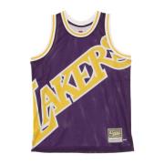 Mitchell & Ness NBA Stor Ansikte Basketboll Tank Top Purple, Herr