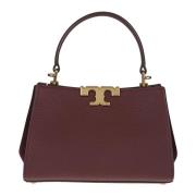 Tory Burch Eleanor Pebbled Stachel Väska Brown, Dam