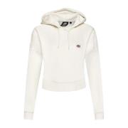 Dickies Kort huva tröja Oakport White, Dam