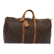 Louis Vuitton Vintage Pre-owned Canvas handvskor Brown, Dam