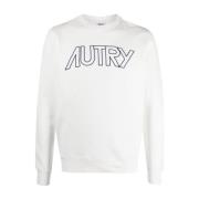 Autry Stilig Sweatshirt för Män White, Herr