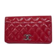 Chanel Vintage Pre-owned Laeder plnbcker Red, Dam