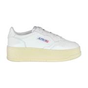 Autry Platform Sneakers - Stilren och Trendig White, Dam