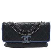 Chanel Vintage Pre-owned Laeder chanel-vskor Blue, Dam