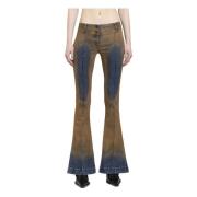 Knwls Bootcut Stretch Denim Jeans Multicolor, Dam