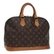 Louis Vuitton Vintage Pre-owned Canvas handvskor Brown, Dam