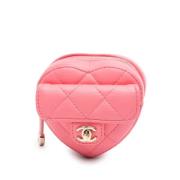 Chanel Vintage Pre-owned Laeder plnbcker Pink, Dam