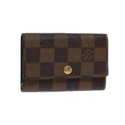 Louis Vuitton Vintage Pre-owned Canvas nyckelhllare Brown, Dam