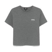 A.p.c. TPR T-shirt Cohbq-F26390 Gray, Dam