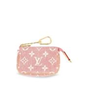 Louis Vuitton Vintage Pre-owned Denim plnbcker Pink, Dam