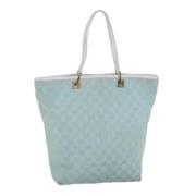 Gucci Vintage Pre-owned Canvas totevskor Blue, Dam