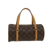 Louis Vuitton Vintage Pre-owned Canvas handvskor Brown, Dam