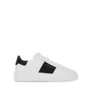 Hogan Randig lädersneakers White, Herr