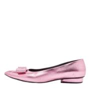 Salvatore Ferragamo Pre-owned Pre-owned Laeder lgskor Pink, Dam