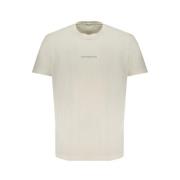 Calvin Klein Herr T-shirt med korta ärmar i bomull White, Herr