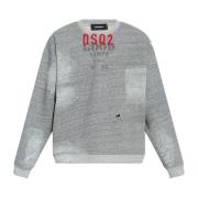 Dsquared2 Hoodie Gray, Herr