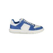 Tommy Hilfiger Vita polyester sneakers med snörning, kontrastdetaljer,...