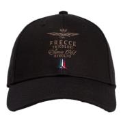 Aeronautica Militare Emblematisk Keps Hyllar Tricolor Pilar Black, Her...