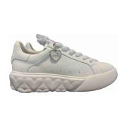 Love Moschino Hjärt Sneakers i Vit White, Dam