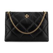 Tory Burch Diamantquiltad Hobo-väska Black, Dam