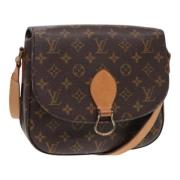 Louis Vuitton Vintage Pre-owned Canvas louis-vuitton-vskor Brown, Dam