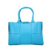 Bottega Veneta Vintage Pre-owned Laeder handvskor Blue, Dam