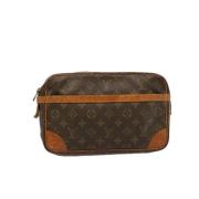 Louis Vuitton Vintage Pre-owned Canvas louis-vuitton-vskor Brown, Dam