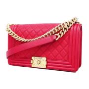 Chanel Vintage Pre-owned Laeder chanel-vskor Pink, Dam