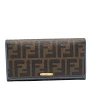 Fendi Vintage Pre-owned Belagd canvas plnbcker Brown, Dam