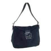 Fendi Vintage Pre-owned Mocka axelremsvskor Blue, Dam