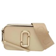 Marc Jacobs Pre-owned Pre-owned Laeder crossbodyvskor Beige, Dam