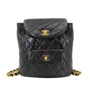 Chanel Vintage Pre-owned Laeder chanel-vskor Black, Dam