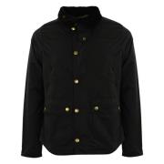 Barbour Vaxade bomullsjackor Green, Herr