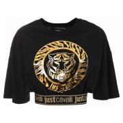 Just Cavalli T-shirts och Polos Black, Dam