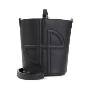 Patou Svart Bucket Bag Black, Dam