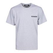 Barrow Bomull T-shirt med Logotyptryck Gray, Herr