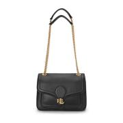 Ralph Lauren Bradley SM Axelväska Liten Black, Dam