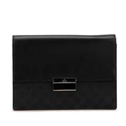 Gucci Vintage Pre-owned Canvas kuvertvskor Black, Dam