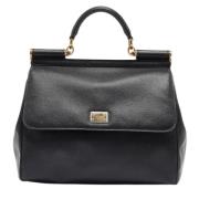 Dolce & Gabbana Pre-owned Pre-owned Laeder handvskor Black, Dam