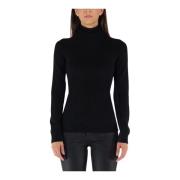 Moncler Tneck Tröja Black, Dam