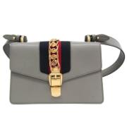 Gucci Vintage Pre-owned Laeder gucci-vskor Gray, Dam